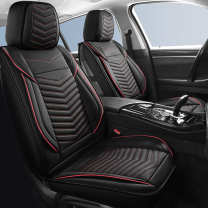 Vehicle seat cover — Nappa leather, waterproof, full set for 5 seats.