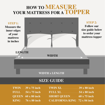 Plush mattress cover — Extra thick and breathable for comfort and support