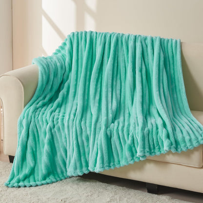 Newcosplay throw blanket — premium silky flannel fleece in stylish jacquard design