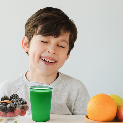 L LIKED 12 oz kids cups with lids and straws in assorted colors