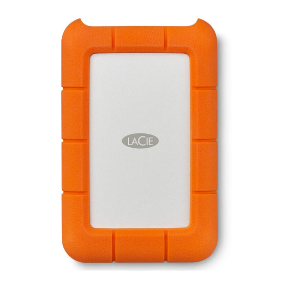 LaCie Rugged Mini external hard drive — portable design and durability