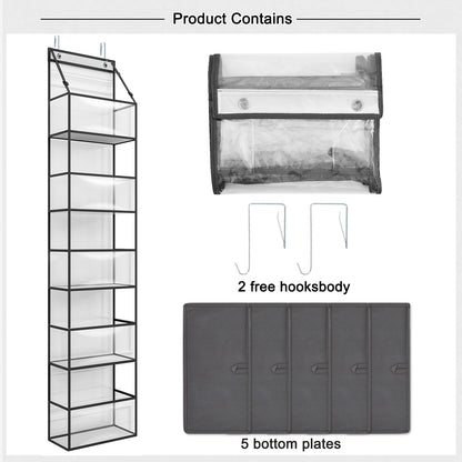 Fixwal caddy — over the door hanging closet organizer