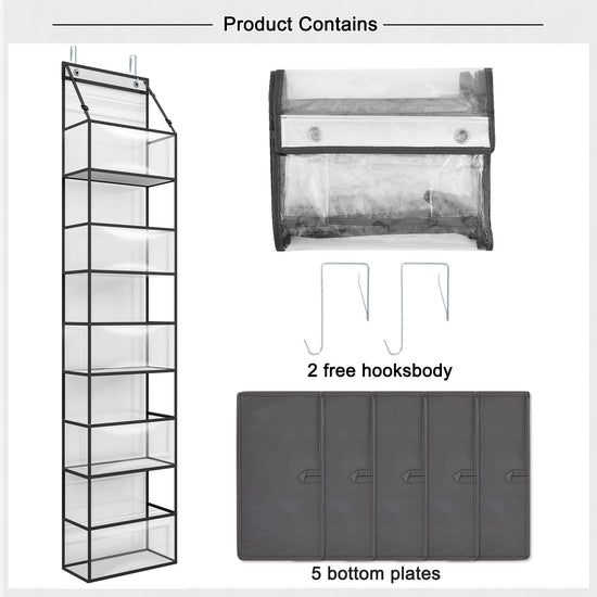 Fixwal caddy — over the door hanging closet organizer