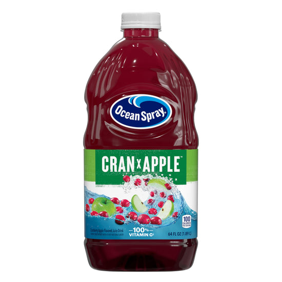 Juice and juice drink — Cranberry juice cocktail with calcium in 64 fl oz bottle pack of 8