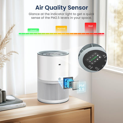 Air purifier — LUNINO H13 True HEPA with fragrance function and sleep mode