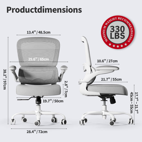 TRALT office chair — ergonomic chair with adjustable lumbar support