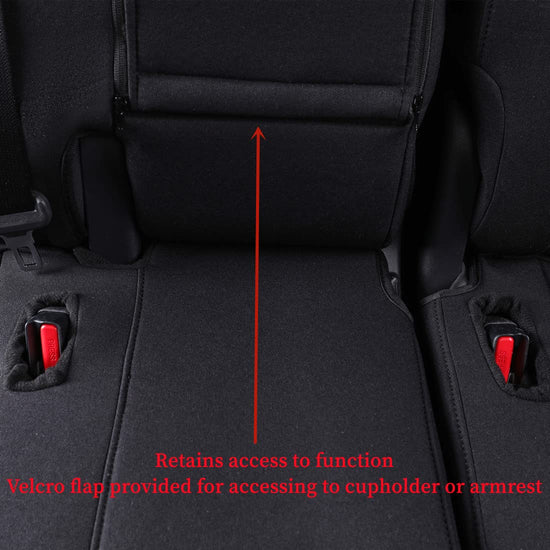 coverdream vehicle seat covers with semi-coverage for Honda Pilot Trailsport 2023-2026, black leather full set, 7-seat configuration, 2nd-row captain seats
