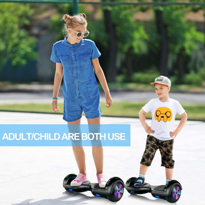 LIEAGLE self balancing electric vehicle with Bluetooth wheels and LED lights for kids and adults