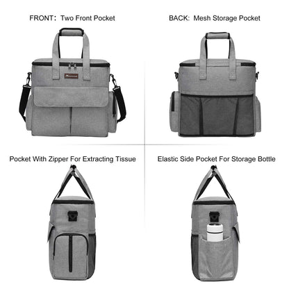 Modoker dog travel bag - airline approved tote organizer with multi-function pockets