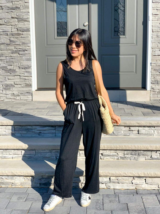 One piece outfit — Summer casual sleeveless tank romper by PRETTYGARDEN