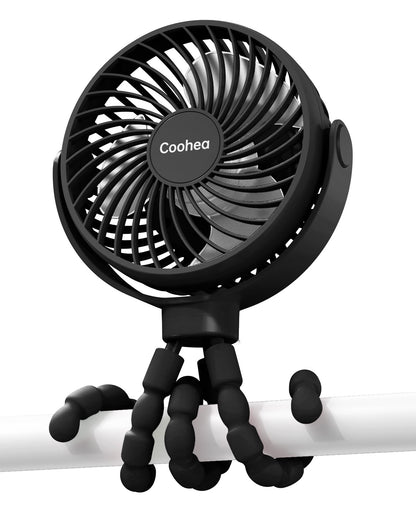 Coohea stroller fan — Portable clip-on fan for travel and outdoor use