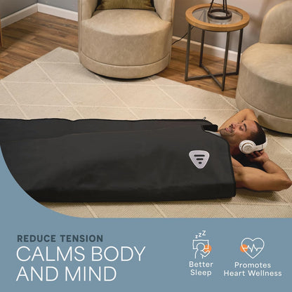 Lifepro RejuvaWrap sauna blanket — Low EMF carbon fiber heating, portable design