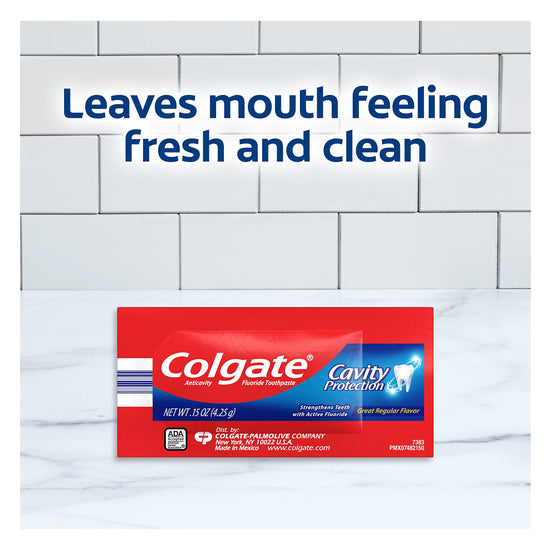 Tooth cleaning agent — Cavity protection with fluoride by Colgate