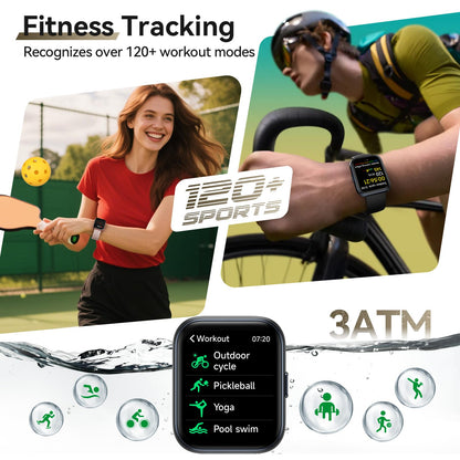 Wearable computer — Smart watch with Alexa, heart rate monitor and fitness tracker