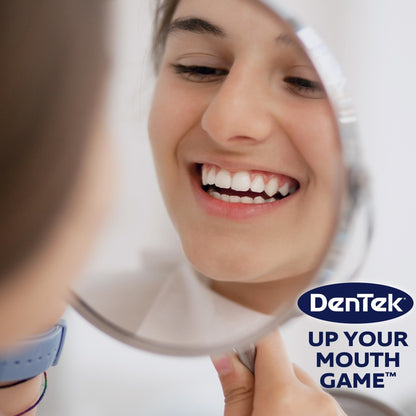 DenTek dental floss — easy to use picks with a fresh mint flavor