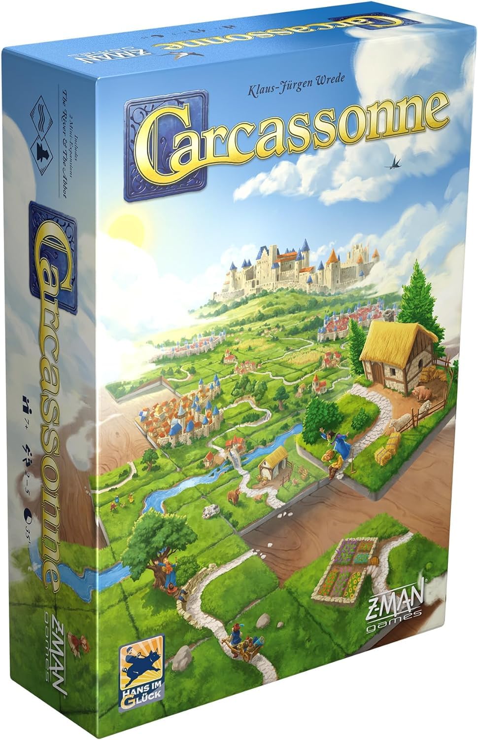 Z-Man Games Carcassonne - tile placement strategy game