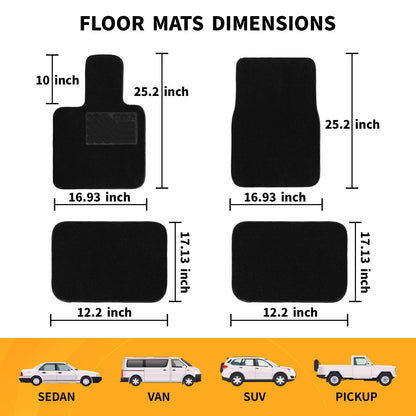 EKR seat covers and all-weather car floor mats set for 2025-2026 4runner