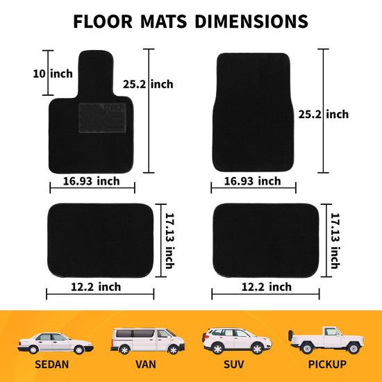 EKR seat covers and all-weather car floor mats set for 2025-2026 4runner