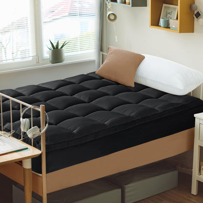 CYMULA mattress cover — Extra thick with deep pocket and snow down alternative filling