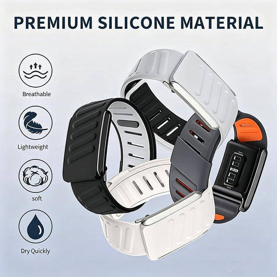 ZOXITY Silicone Wristband Compatible with Whoop 5.0/Whoop MG Band