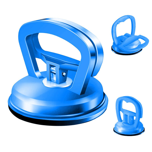 Tvhori Car Dent Puller, 3-Pack Car Handheld Puller,Upgraded Model Car Dent Puller Kit,Strong Car Dent Remover.Repair kit for car Bodies, Glass,Ceiling and Moving Objects(Blue).