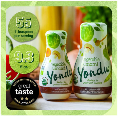 YONDU umami seasoning sauce — organic and plant-based alternative to fish sauce and soy sauce