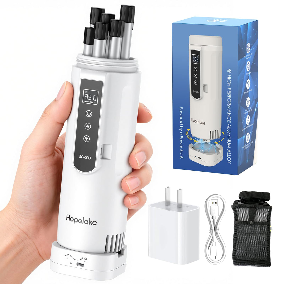 Hopelake insulin cooler case — TSA approved with smart temperature control and USB-C charging