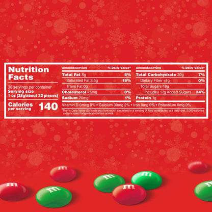 M&M'S chocolate candy — Christmas themed