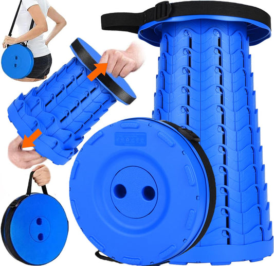 Fishboy collapsible stool - 400lbs max weight capacity, portable and lightweight design