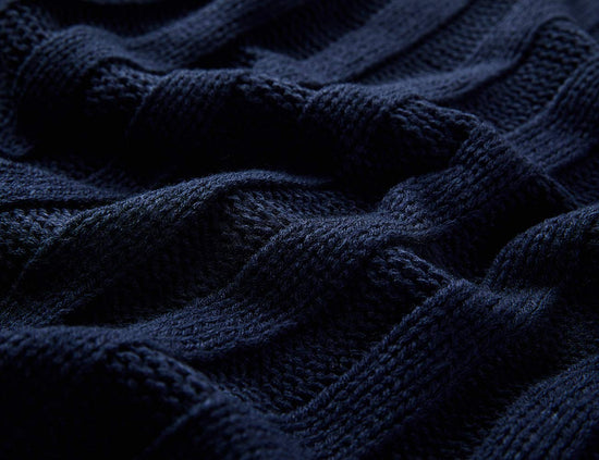Sweater — Cable knit open front cardigan by Goranbon