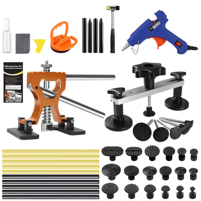 AUTOPDR Paintless Dent Repair Kit for Car, PDR Dent Removal Tools with Dent Lifter & Pro Dent Puller Tabs, Auto Body Dent Puller for Car Dent Repair, Hail Damage Repair