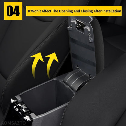 AOMSAZTO console covers — armrest covers for 2014-2019 Toyota Corolla fabric cloth