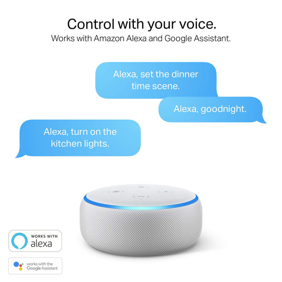 Kasa smart plug power strip - 3 smart outlets and 2 USB ports, works with Alexa and Google Home.
