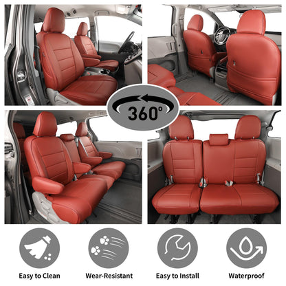 Vehicle seat cover — Custom fit faux leather for Infiniti QX60 2014-2021