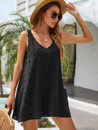 Blooming Jelly dress with pockets and polka dots