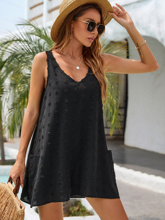 Blooming Jelly dress with pockets and polka dots