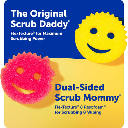 Utility sponge — Scrub Daddy sponges with Daddy caddy 6ct set