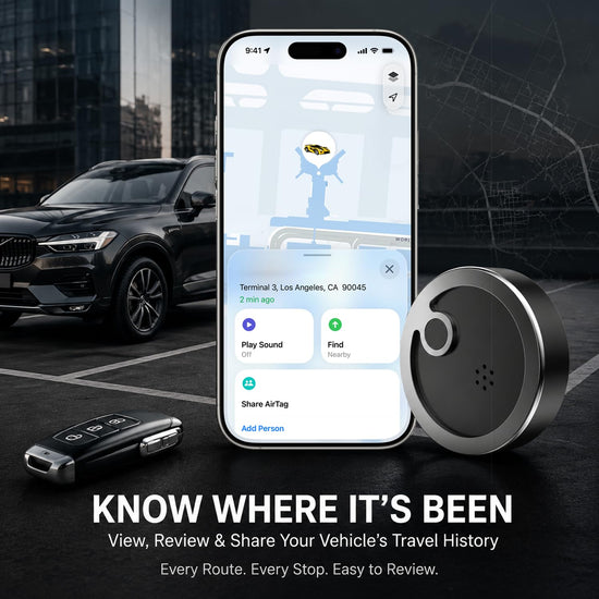 Agvsre GT36 Electroplating GPS Tracker,No SIM Card Required and no Monthly fee. Compatible with iOS and Android Systems - 202 Card Needed.20