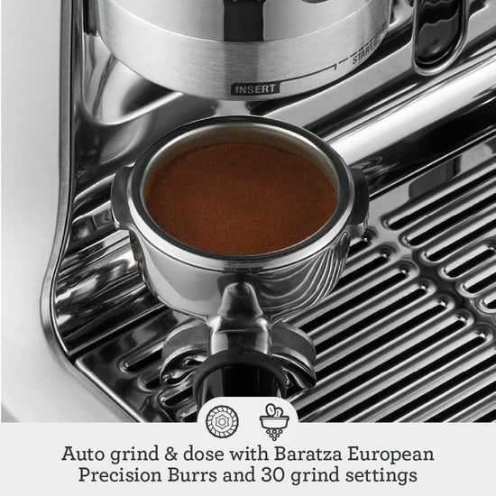 Breville Barista Pro — Espresso machine with built-in grinder and steam wand