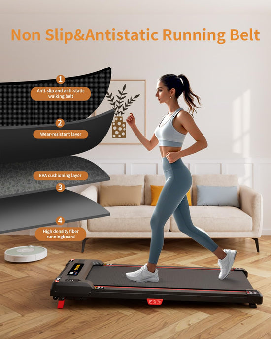Walking pad treadmill — Anylife incline walking pads with remote control and LED display