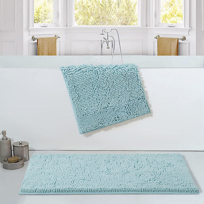 Sonoro Kate rug — Soft shaggy non-slip bath mat for water absorption and comfort