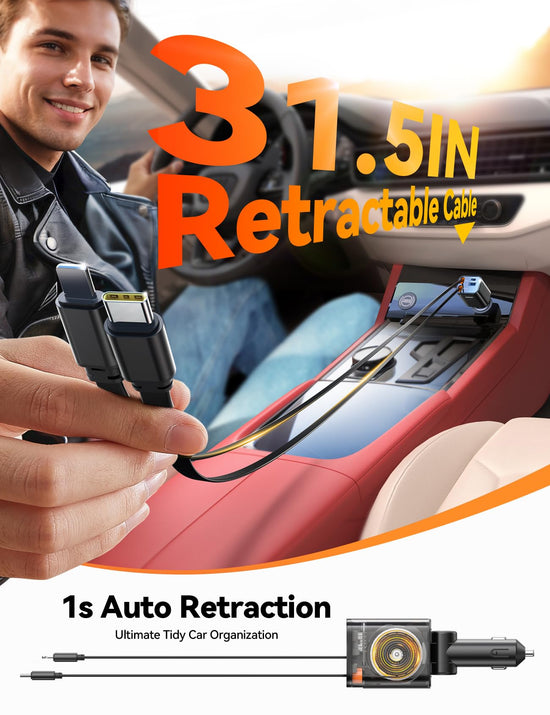 JOYROOM charging adapter with retractable design and 4 in 1 functionality 2025 upgrade