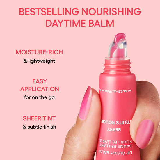 LANEIGE Lip Glowy Balm — Sheer tinted treatment with shea and murumuru butters