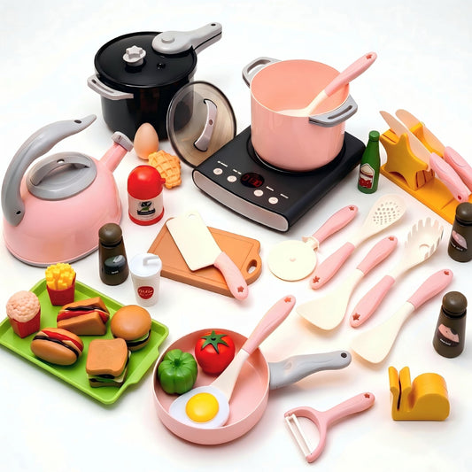 Pretend play toy — Cute Stone kids cooking set