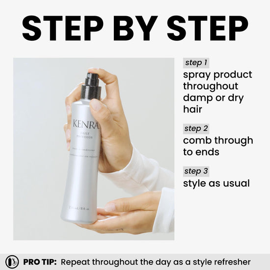 Kenra Daily Provision leave-in conditioner — hydrates and detangles hair