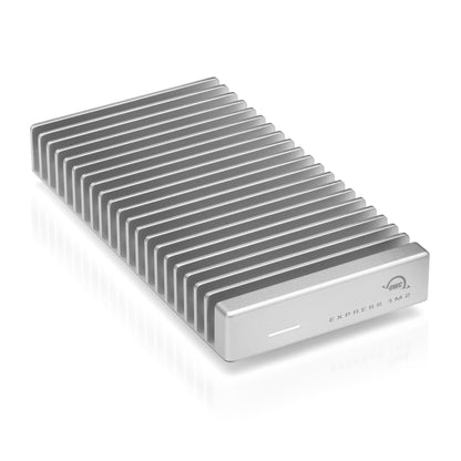 OWC Express 1M2 NVMe Thunderbolt SSD enclosure - portable with aluminum heat sink