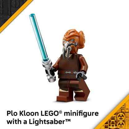 LEGO Star Wars Plo Koon’s Jedi Starfighter Microfighter - Building toy for kids 6+