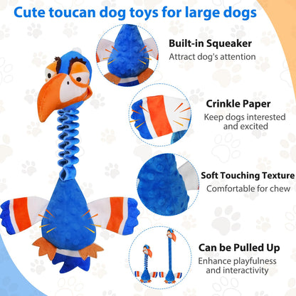 Homounter pet toy — Tough tug of war design for large dogs and puppies