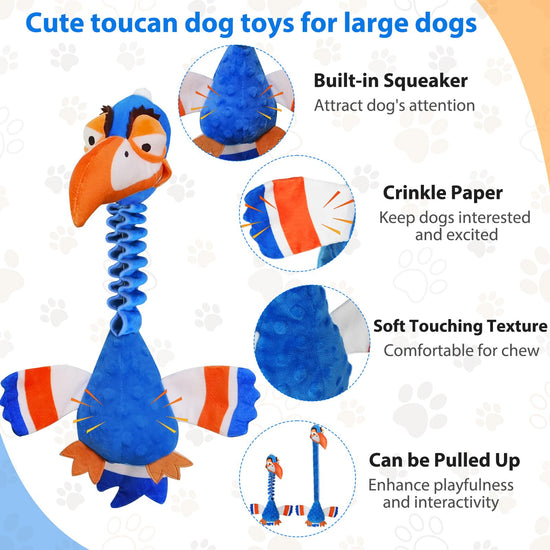 Homounter pet toy — Tough tug of war design for large dogs and puppies