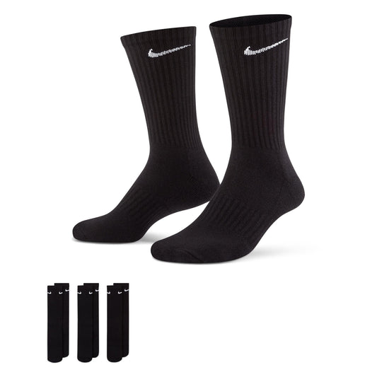 Nike cushioned training crew socks - unisex adult 3-pack